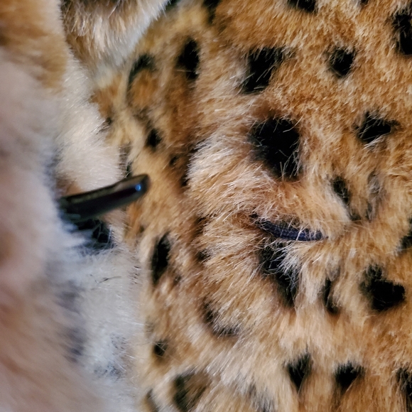 Fabulous Furs leopard print stroller coat size Small EUC - Picture 3 of 6